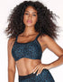 Freya Active High Octane Sports Bra Midnight Blue Leopard Print