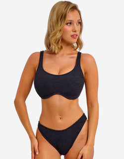 Freya Ibiza Waves Wired Bralette Bikini Top Black