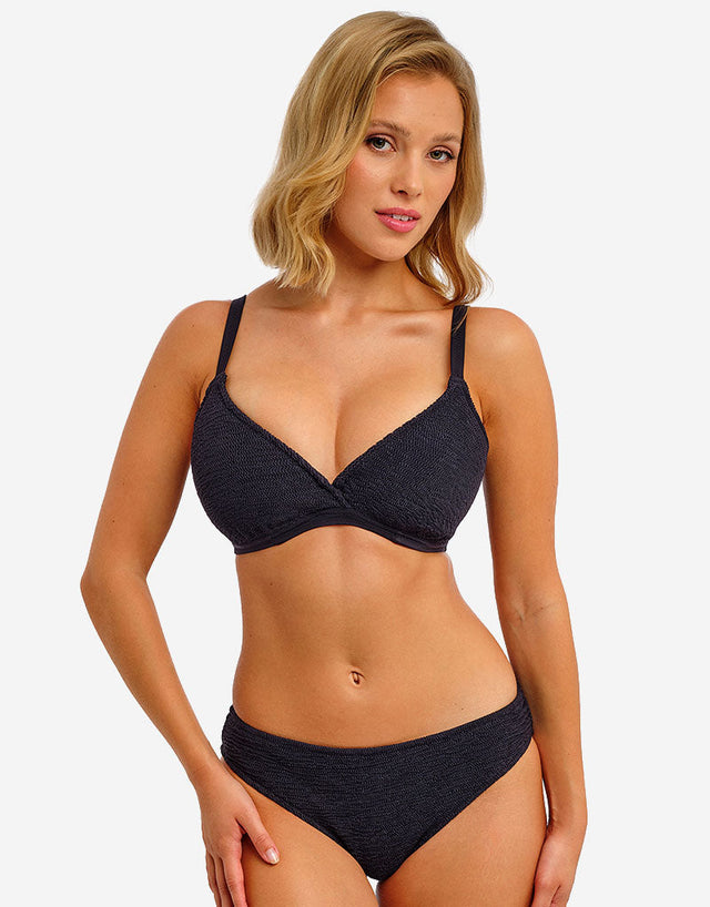 Freya Ibiza Waves Plunge Bikini Top Black
