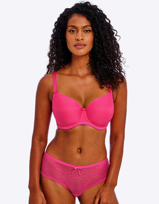 Freya Idol Moulded Balcony Bra Hot Pink