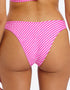 Freya Jewel Cove High Leg Bikini Brief Stripe Raspberry