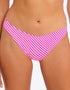 Freya Jewel Cove High Leg Bikini Brief Stripe Raspberry