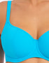 Freya Jewel Cove Sweetheart Bikini Top Plain Turquoise
