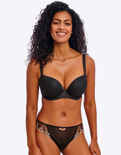 Freya Love-haze Moulded Plunge Bra Black