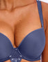 Freya Loveland Moulded Plunge T-Shirt Bra Boudoir Dusk Blue