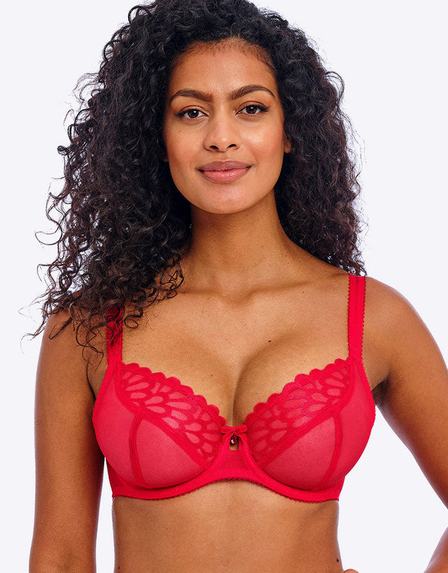 Freya Loveland Plunge Bra Bombshell Chilli Red