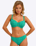Freya Nomad Nights Padded Sweetheart Bikini Top Marine Green