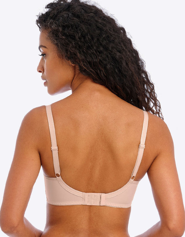 Freya Offbeat Moulded Plunge Bra Natural Beige