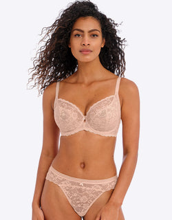 Freya Offbeat Plunge Bra Natural Beige