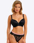 Freya Offbeat Moulded Plunge Bra Black