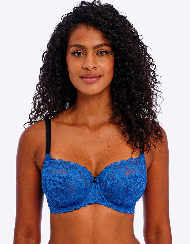 Freya Offbeat Side Support Bra Dazzling Blue