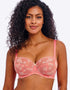 Freya Offbeat Decadence Side Support Bra Sunset Coral Pink