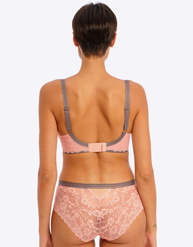 Freya Offbeat Padded Half Cup Bra Rosehip Pink