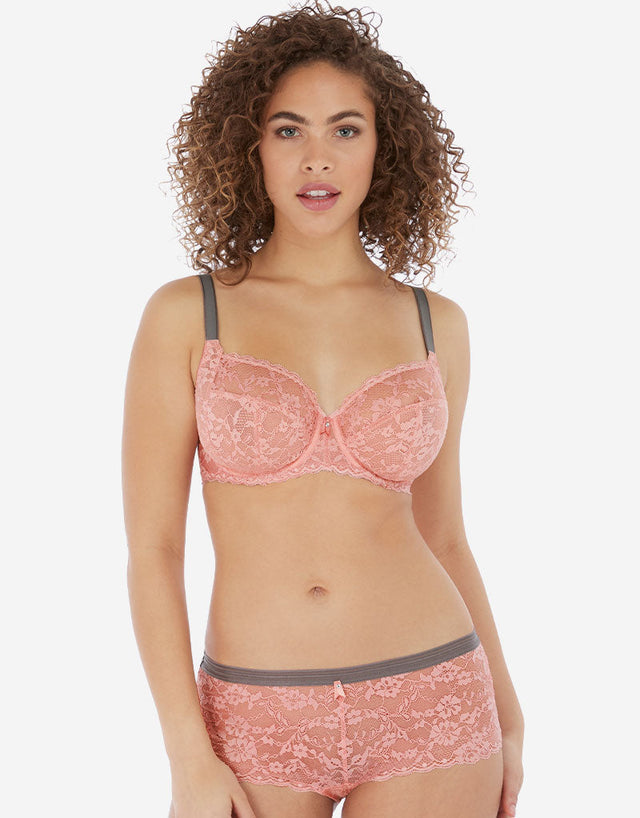 Freya Offbeat Side Support Bra Rosehip Pink