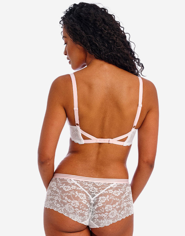 Freya Offbeat Plunge Bra White