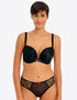 Freya Rose Blossom Moulded Plunge T-shirt Bra Black