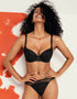 Freya Signature Padded Plunge Bra Black