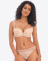 Freya Signature Padded Plunge Bra Natural