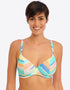 Freya Summer Reef Plunge Bikini Top Aqua