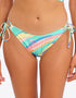 Freya Summer Reef High Leg Tie Side Bikini Brief Aqua