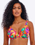Freya Sun Haze High Apex Bikini Top Mandarin Print