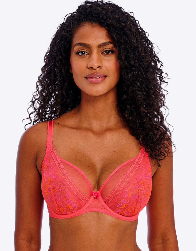 Freya Sydnie High Apex Plunge Bra Strawberry Ice Pink