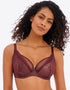 Freya Tailored High Apex Plunge Bra Dark Cherry