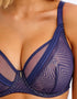 Freya Tailored High Apex Plunge Bra Dark Sapphire Blue