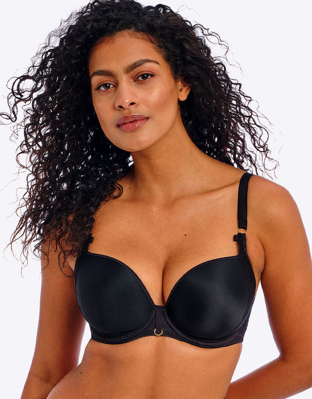 Freya Temptress Moulded Plunge Bra Black