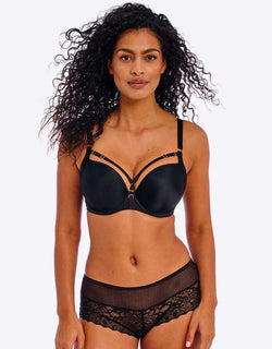 Freya Temptress Moulded Plunge Bra Black