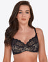 Gaia Chantal Balconette Bra Black