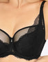 Gaia Veronika Padded Balconette Bra Black