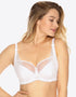 Gaia Veronika Padded Balconette Bra White