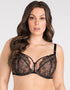 Gorsenia Black To Black Balconette Bra Black