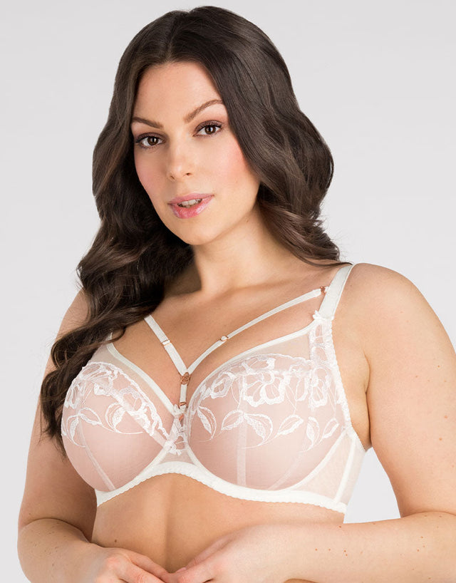 Gorsenia Cotton Candy Full Cup Bra Cream