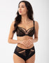 Gorsenia Daniela Balconette Bra Black