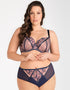 Gorsenia Edna Balconette Bra Navy