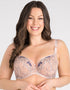 Gorsenia Flower Bomb Balconette Bra Beige