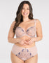 Gorsenia Flower Bomb Balconette Bra Beige