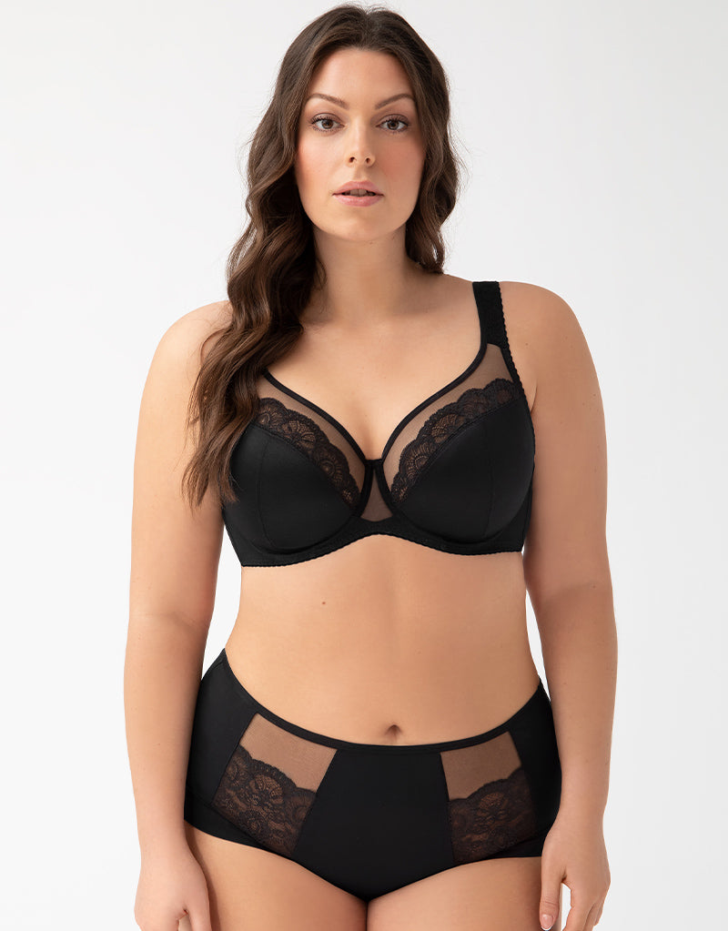 Curvy Kate WonderFully Full Cup Side Support Bra Cocoa Print