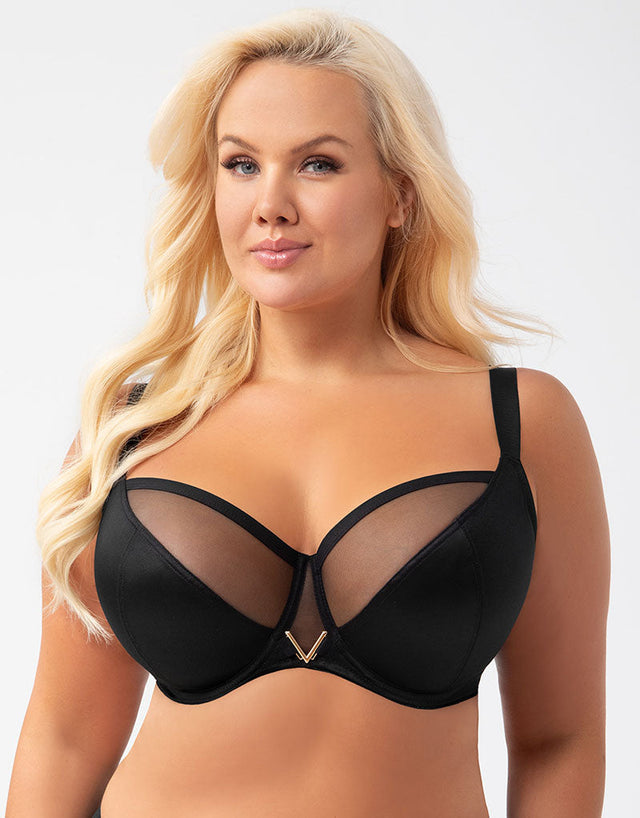 Gorsenia Vicky Balcony Bra Black