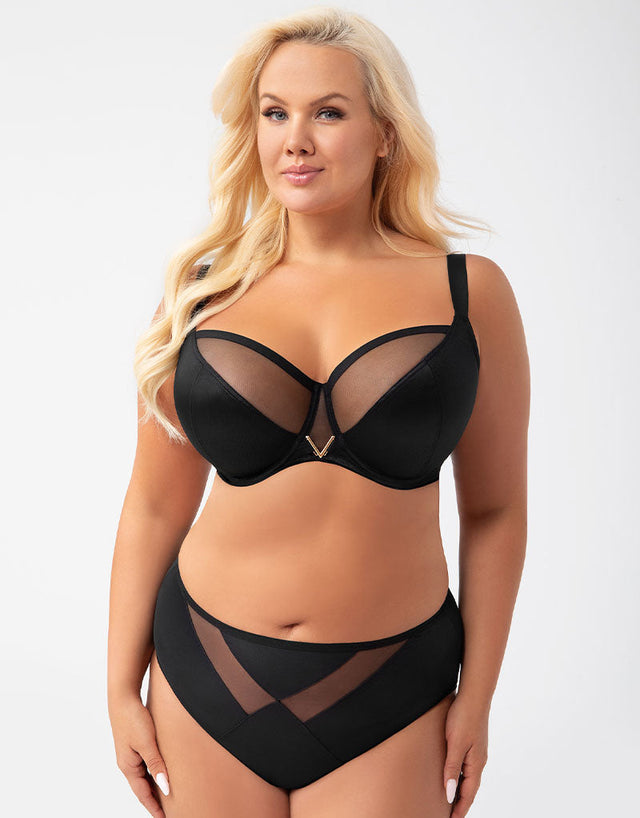 Gorsenia Vicky Balcony Bra Black
