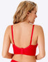 Gossard Encore Longline Padded Plunge Bra Allure Red