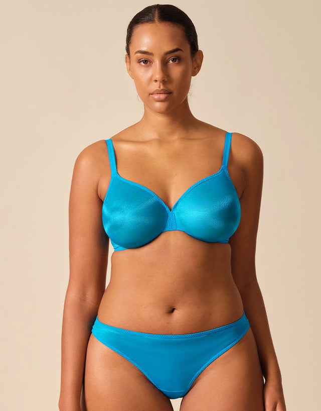 Gossard Glossies Thong Atomic Blue