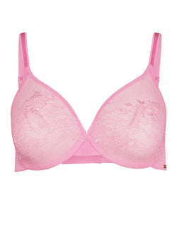 Gossard Glossies Lace Sheer Bra Sweet Lilac