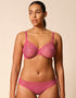 Gossard Glossies Lace Brief Rose Pink