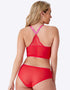 Gossard Superboost Lace Short Rose Red