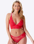 Gossard Superboost Lace Short Rose Red