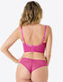 Gossard Suspense Padded Plunge Longline Bra Fuchsia