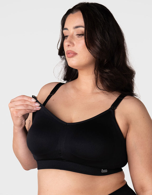 Hot Milk My Everyday Non Wired Nursing Bra Black